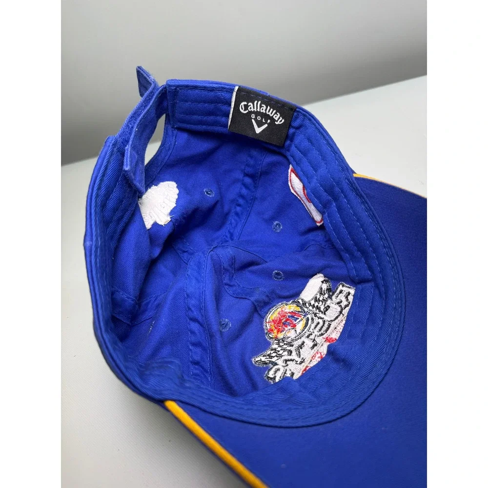 Callaway Golf Rusty Wallace Men‎ OSFA Blue Miller Lite Last Call NASCAR Cap